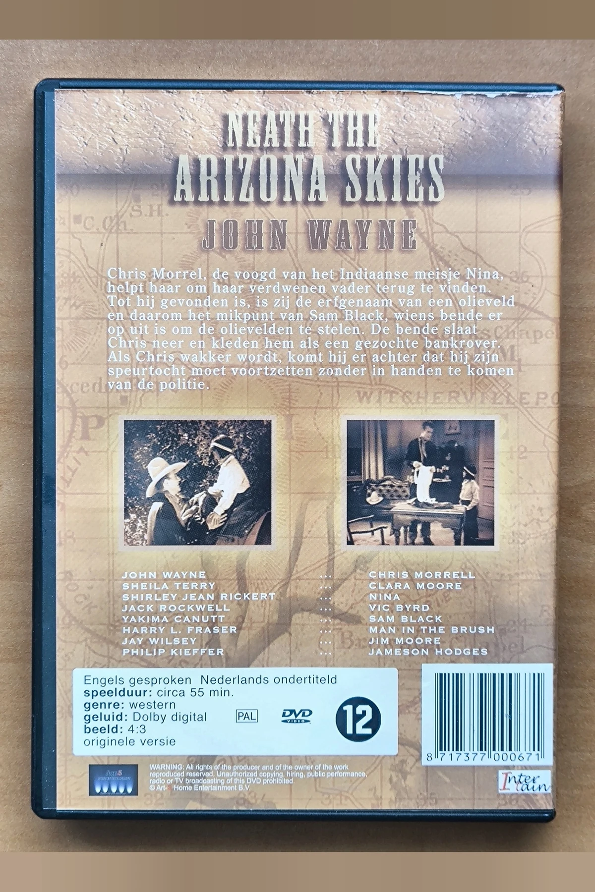 'Neath the Arizona Skies - Achterkant