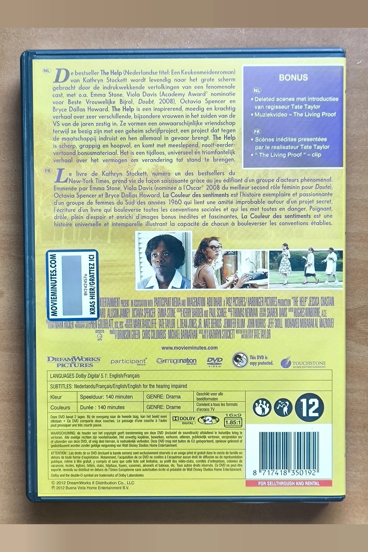 The Help - Achterkant