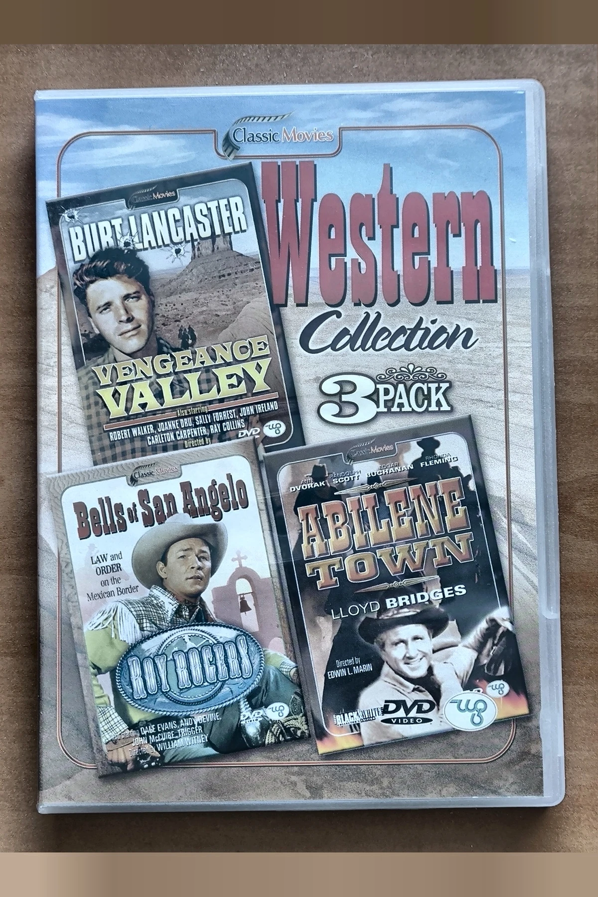 Western Collection 3 Pack Vengeance Valley | Roy Rogers | Abilene Town - Voorkant