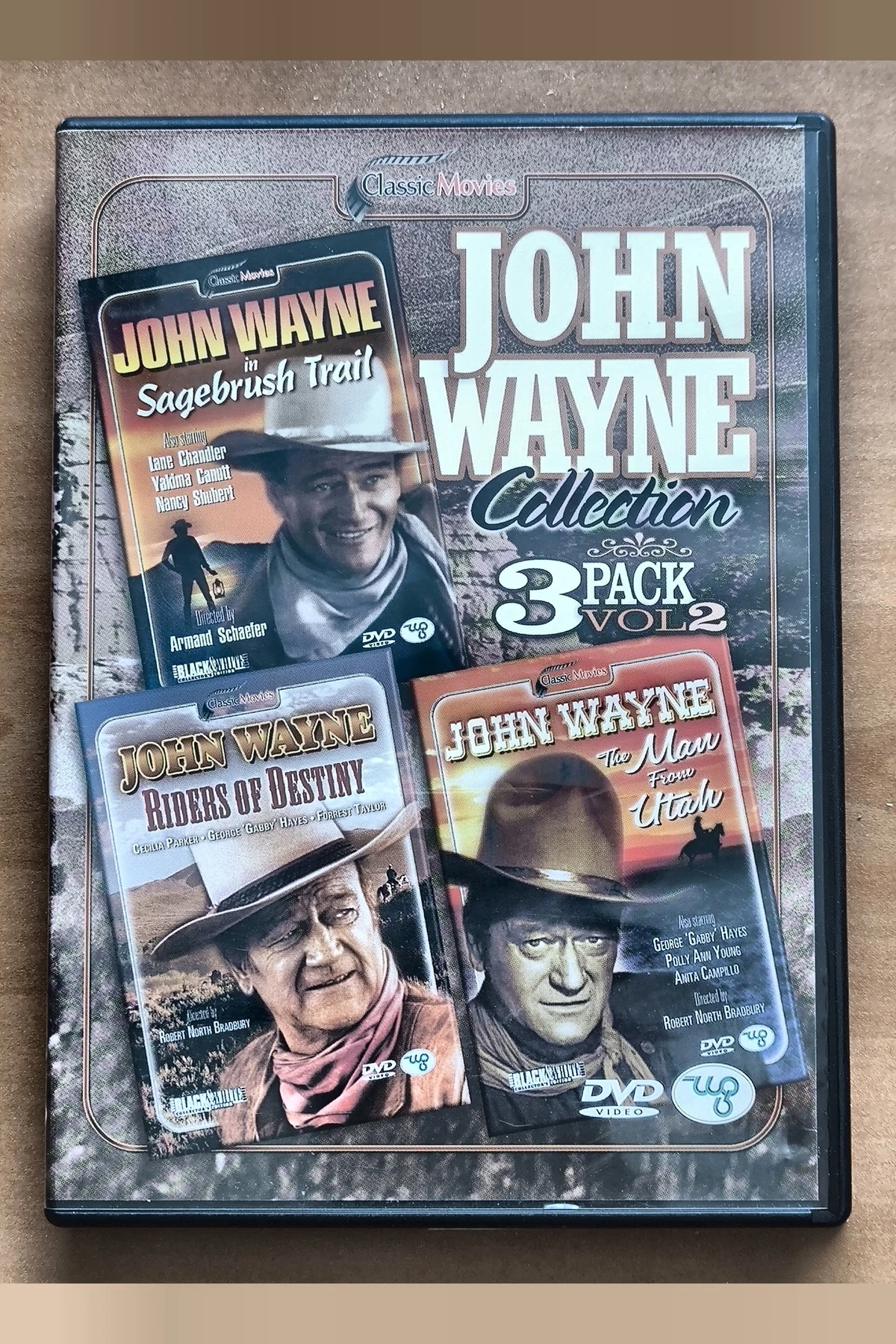 John Wayne Collection 3pack Vol. 2: Sagebrush Trail / Riders Of Destiny / The Man From Utah - Voorkant