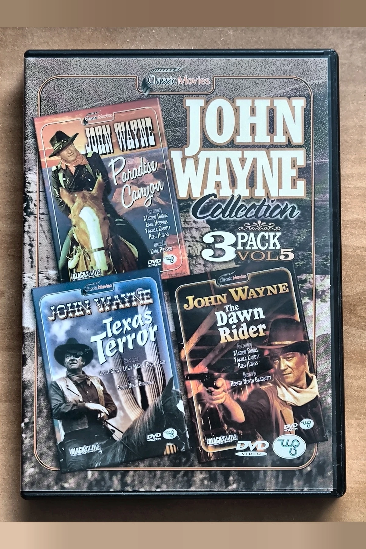 Paradise Canyon | Texas Terror | The Dawn Rider | John Wayne Collection: 3 Pack - Voorkant