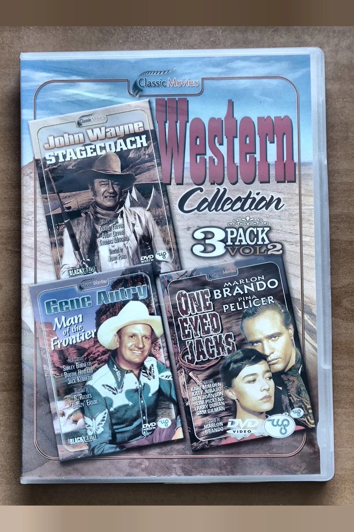 Western Collection: 3-pack Vol. 2 Stagecoach | Man of the Frontier | One Eyed Jacks - Voorkant