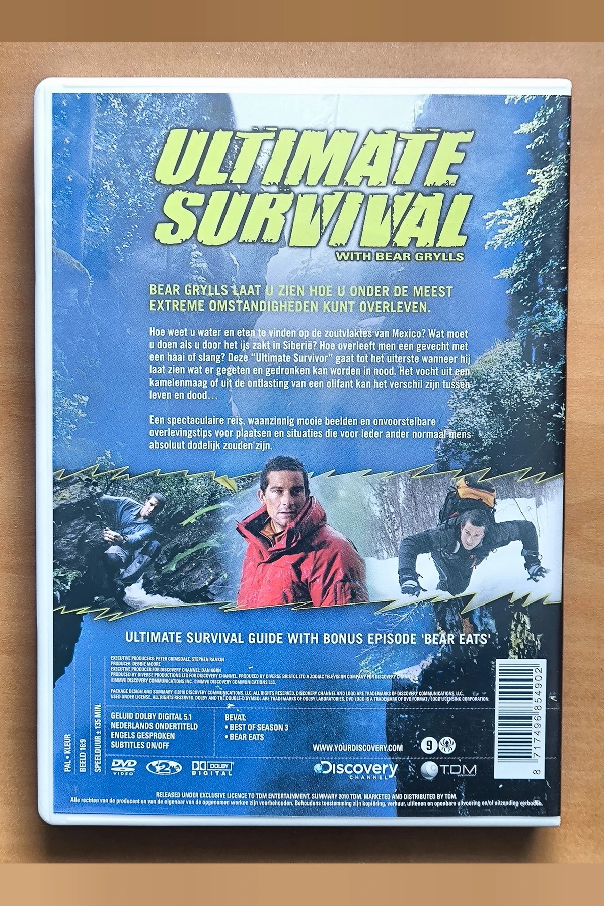 Man Vs. Wild: Season 3 - Achterkant