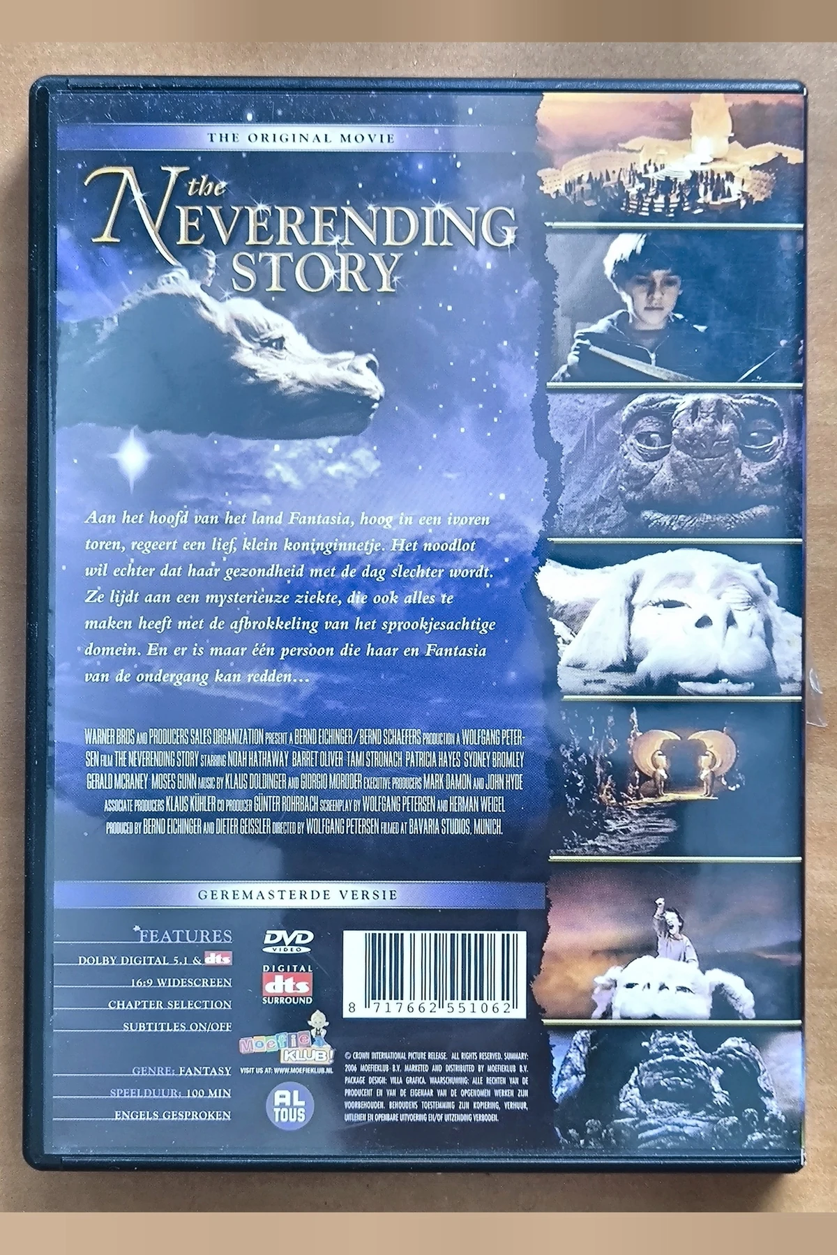 The NeverEnding Story - Achterkant