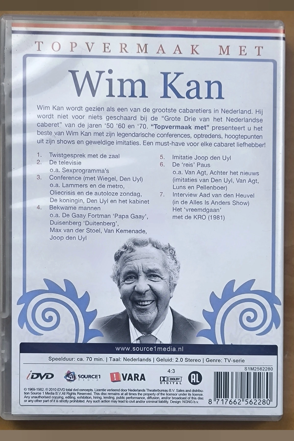 Wim Kan (Beste van ...) - Achterkant