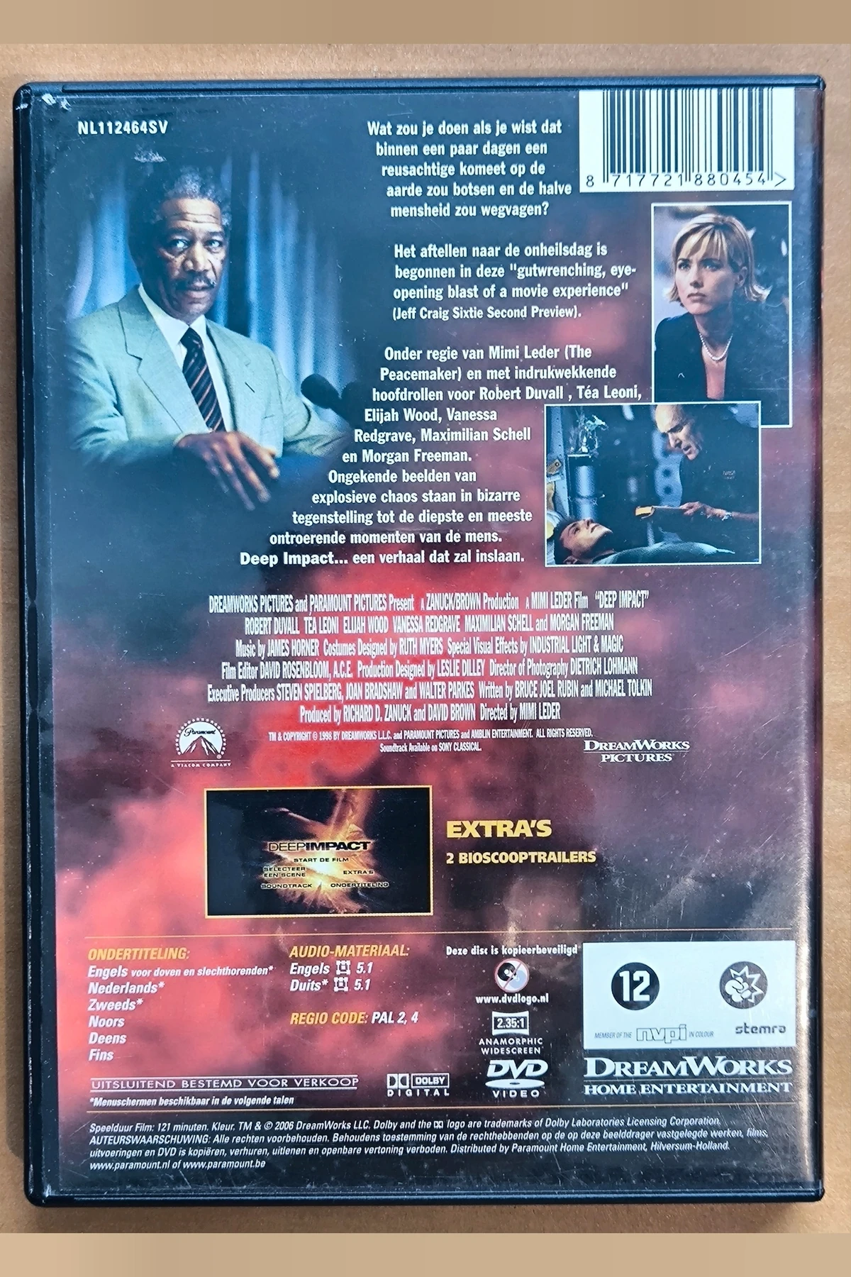 Deep Impact - Achterkant