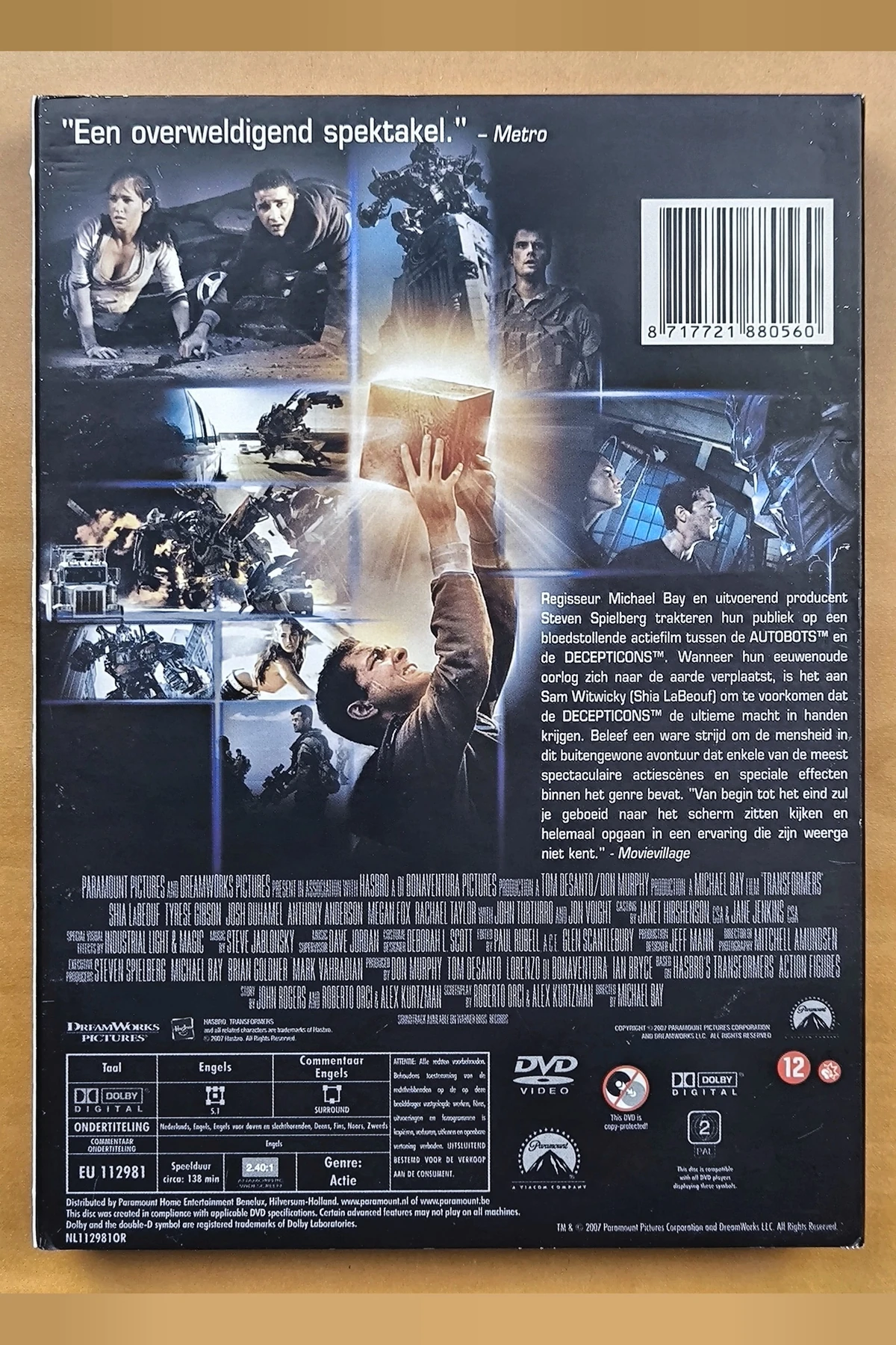Transformers - Achterkant