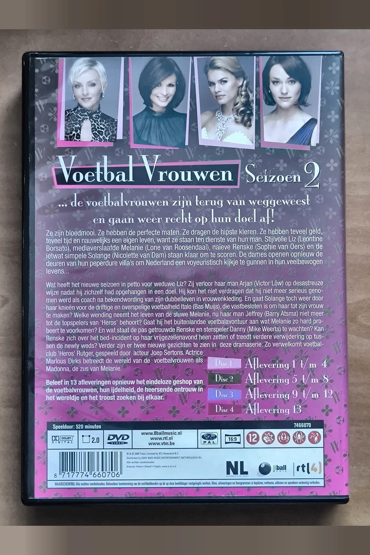 Voetbalvrouwen: Season 1 - Achterkant