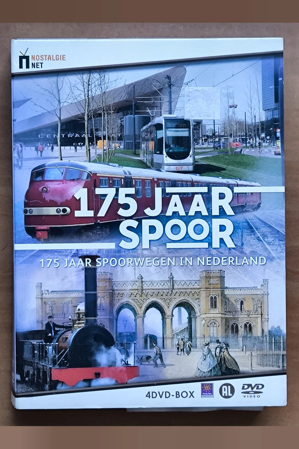 175 Jaar Spoor 175 Jaar Spoorwegen in Nederland - Voorkant