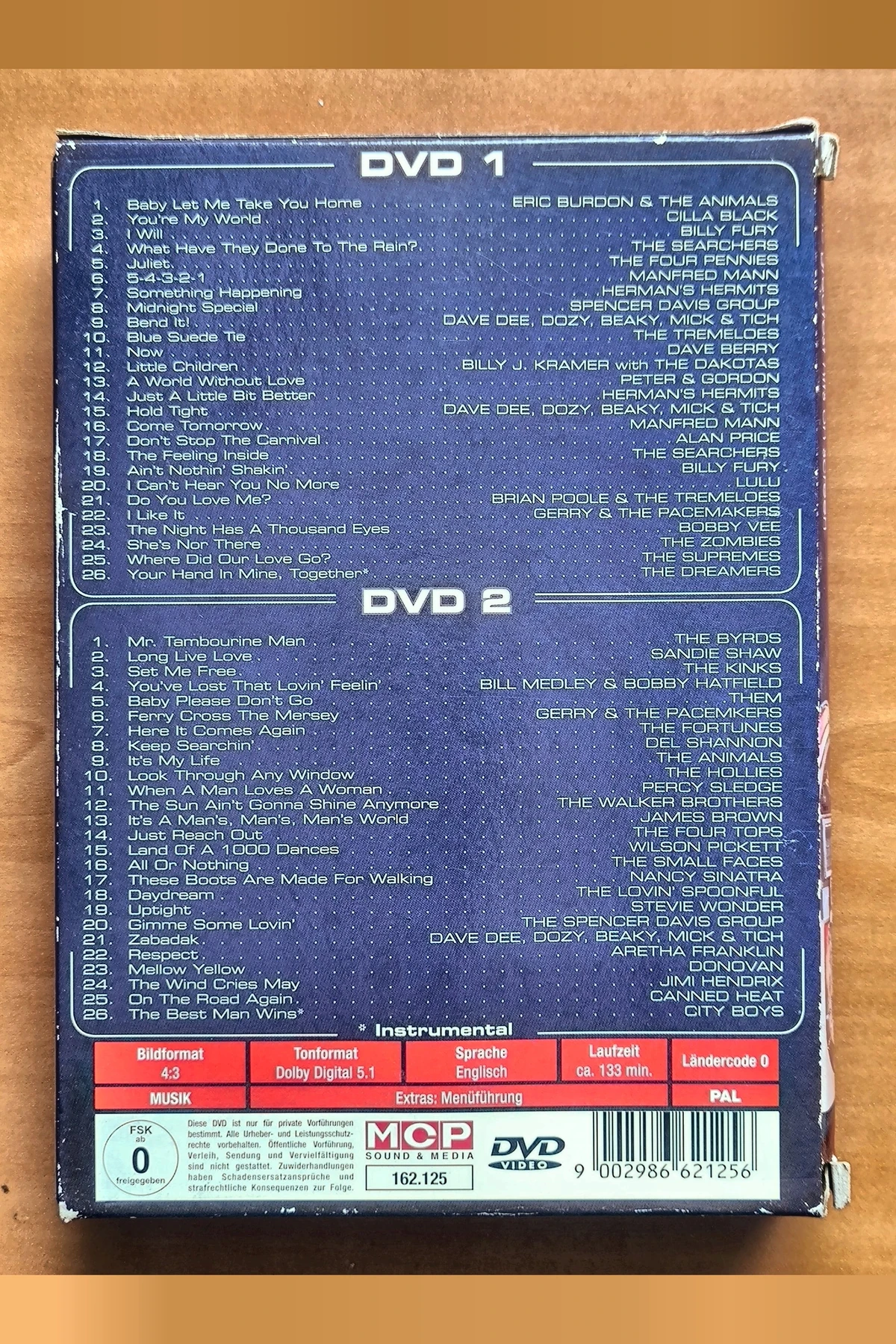 Rock: The Greatest Hits On Screen - Achterkant