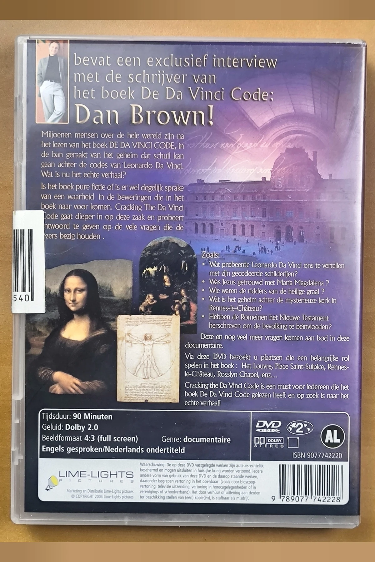 Cracking the Da Vinci Code - Achterkant