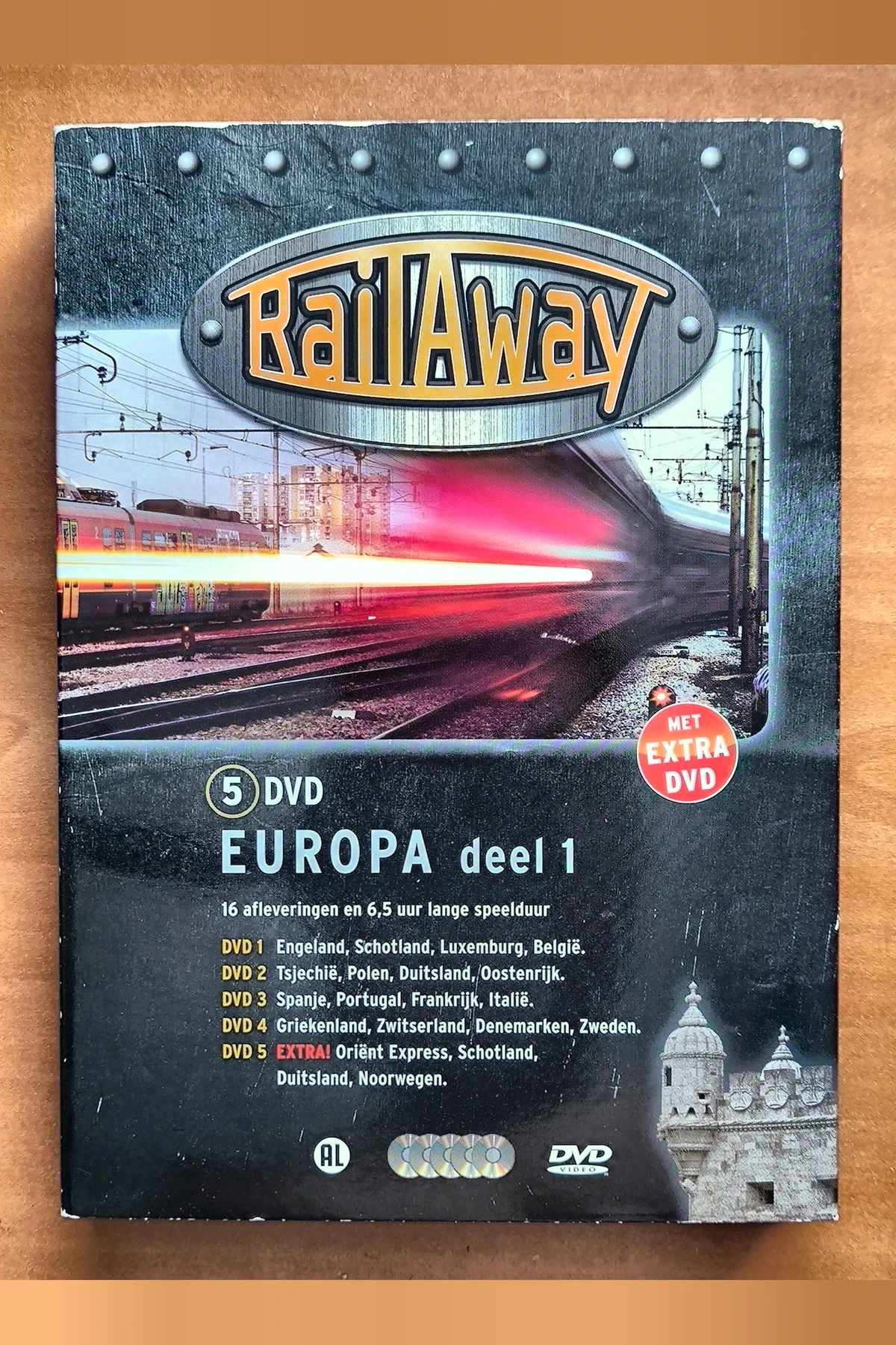 Rail Away Europa - Voorkant
