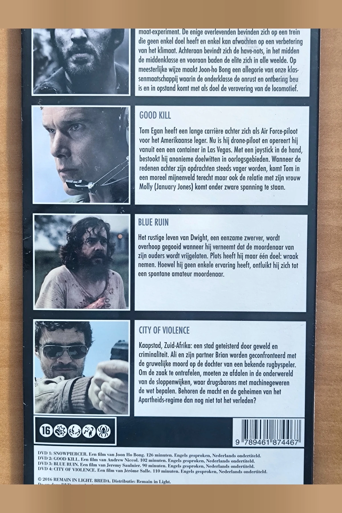Mannenfilms Collectie - Achterkant