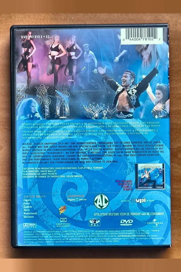 Lord of the Dance – achterkant