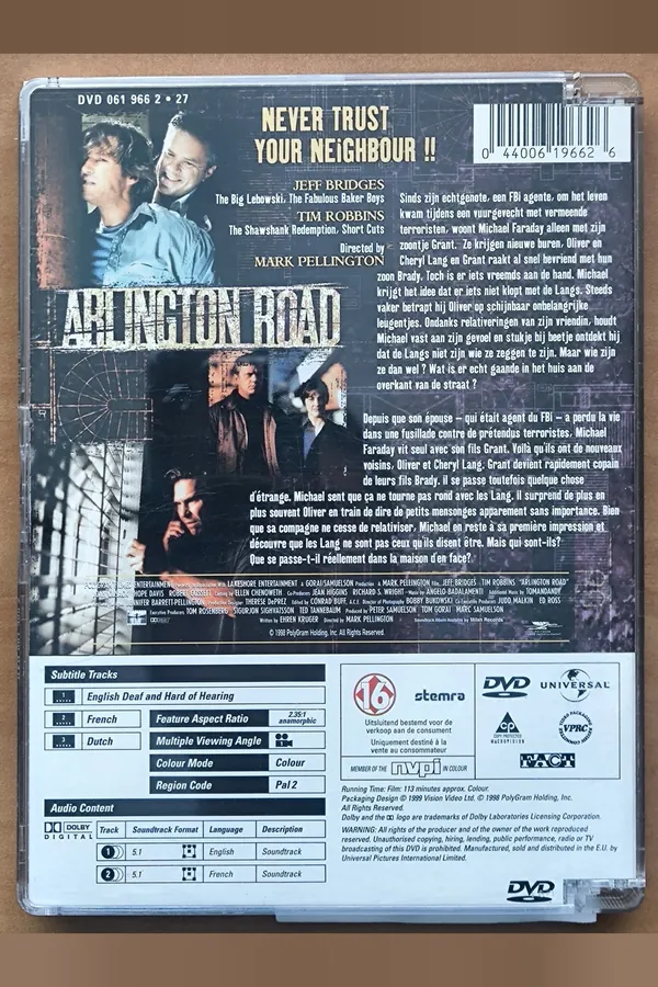 Arlington Road – achterkant
