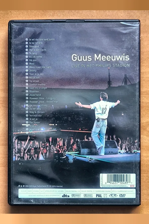 Guus Meeuwis: Live in het Philips Stadion – achterkant