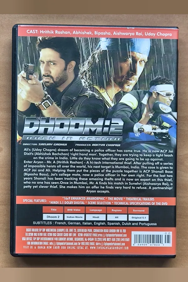 Kal Ho Naa Ho – achterkant