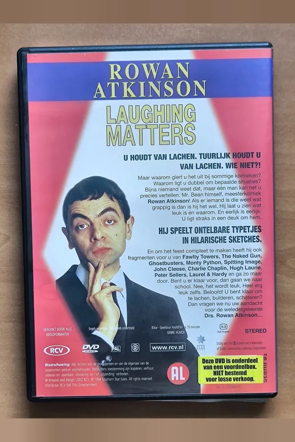 Rowan Atkinson - Laughing Matters – achterkant