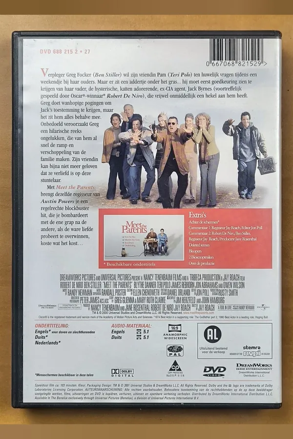 Meet the Parents – achterkant