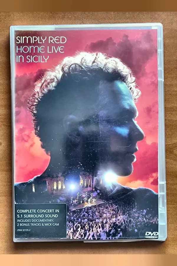 Simply Red: Home Live In Sicily – voorkant