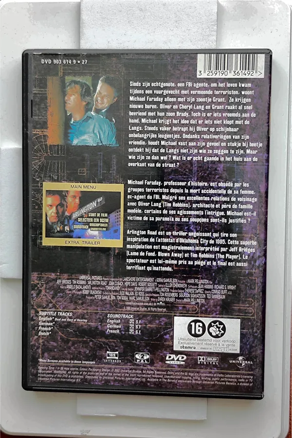 Arlington Road – achterkant