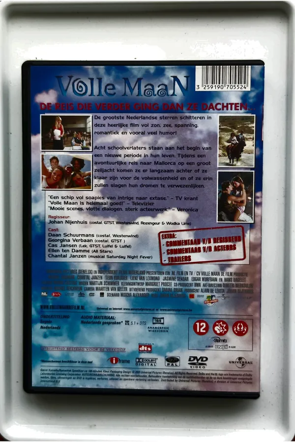 Volle maan – achterkant