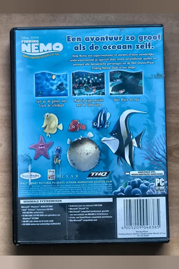 Finding Nemo – achterkant