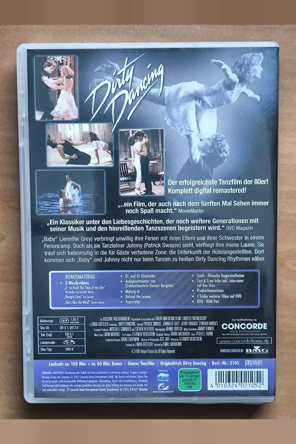 Dirty Dancing – achterkant