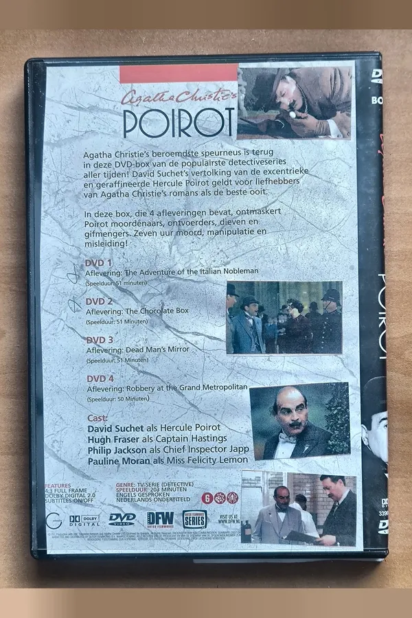 Agatha Christie's Poirot: The Adventure Of The Italian Noblemen / The Chocolate Box – achterkant