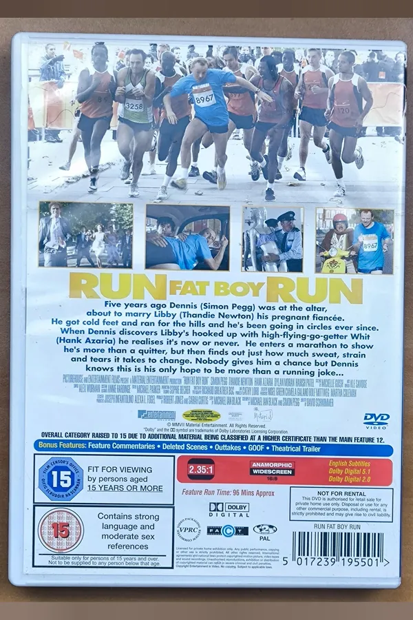 Run Fatboy Run – achterkant