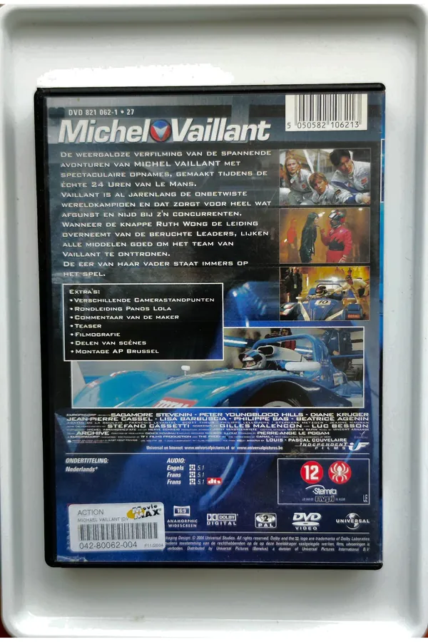 Michel Vaillant – achterkant