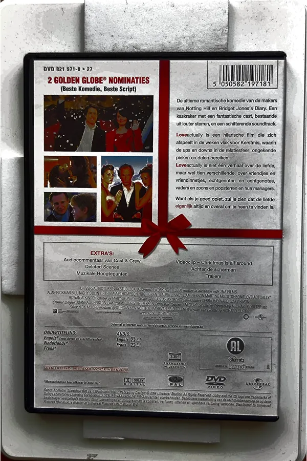 Love Actually – achterkant
