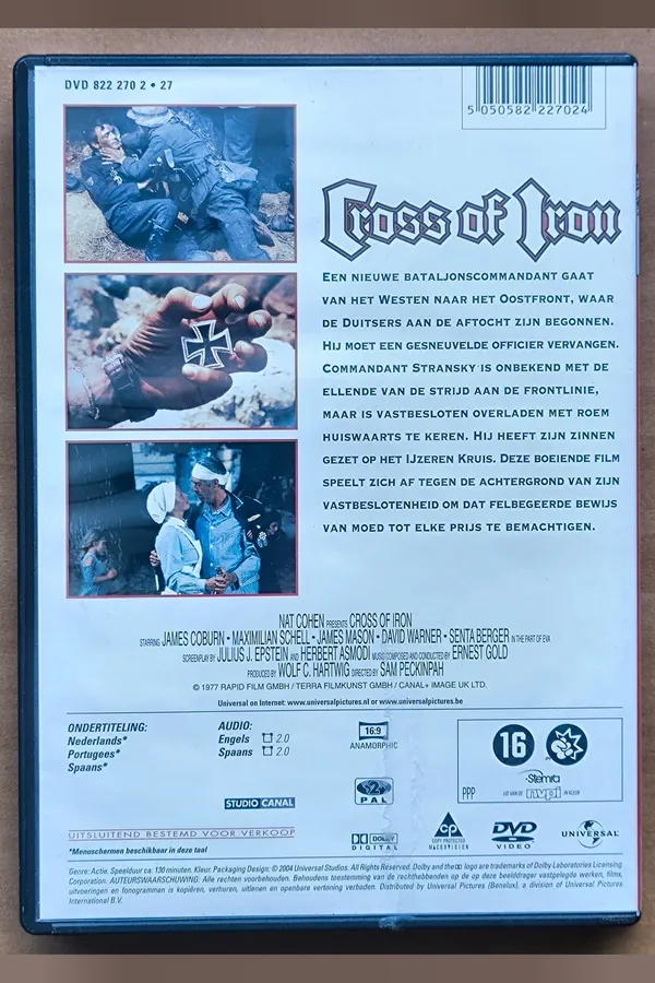 Cross of Iron – achterkant