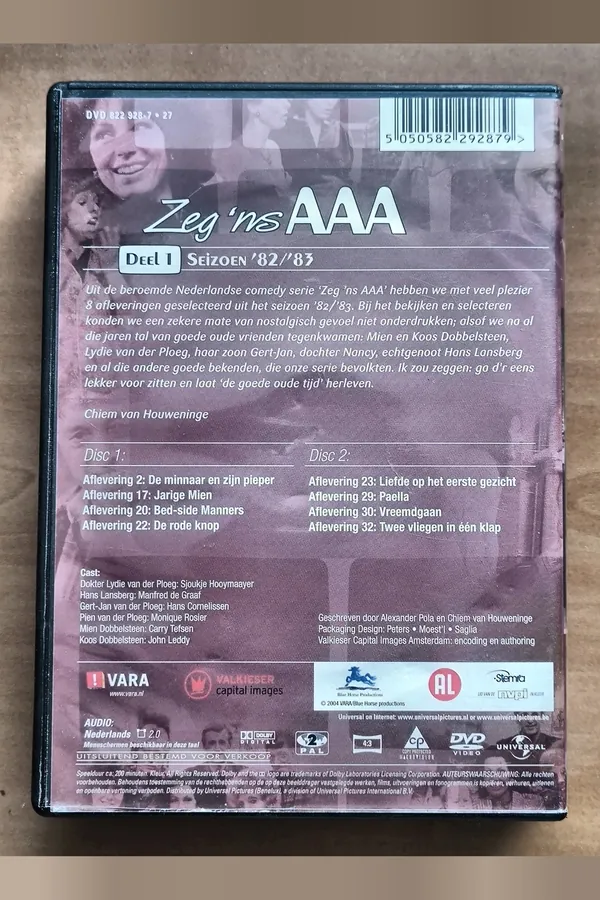 Zeg 'ns AAA: Deel 1 – achterkant