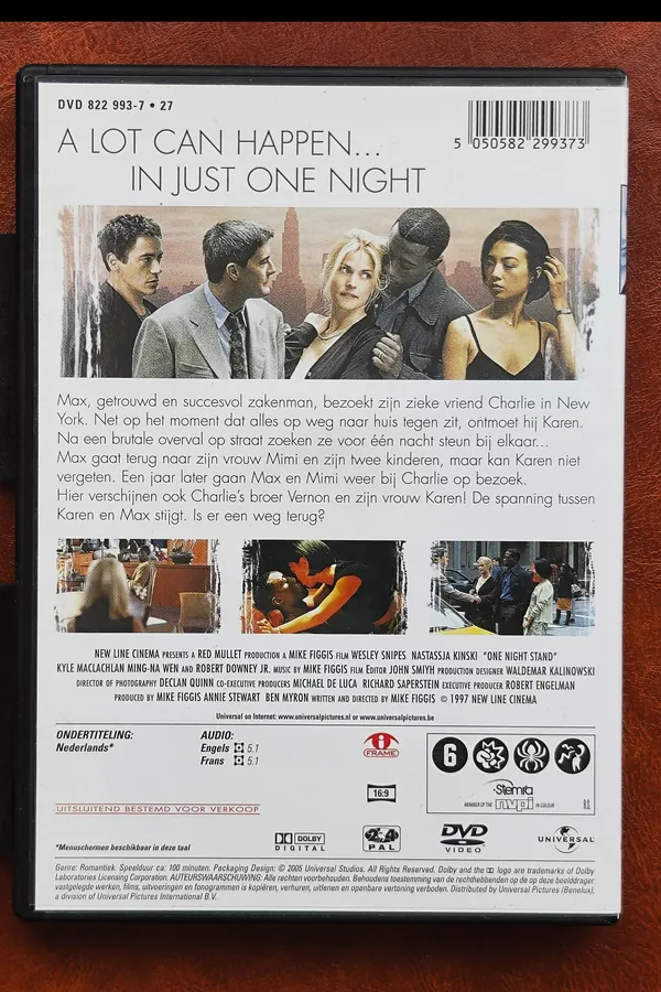 One Night Stand – achterkant