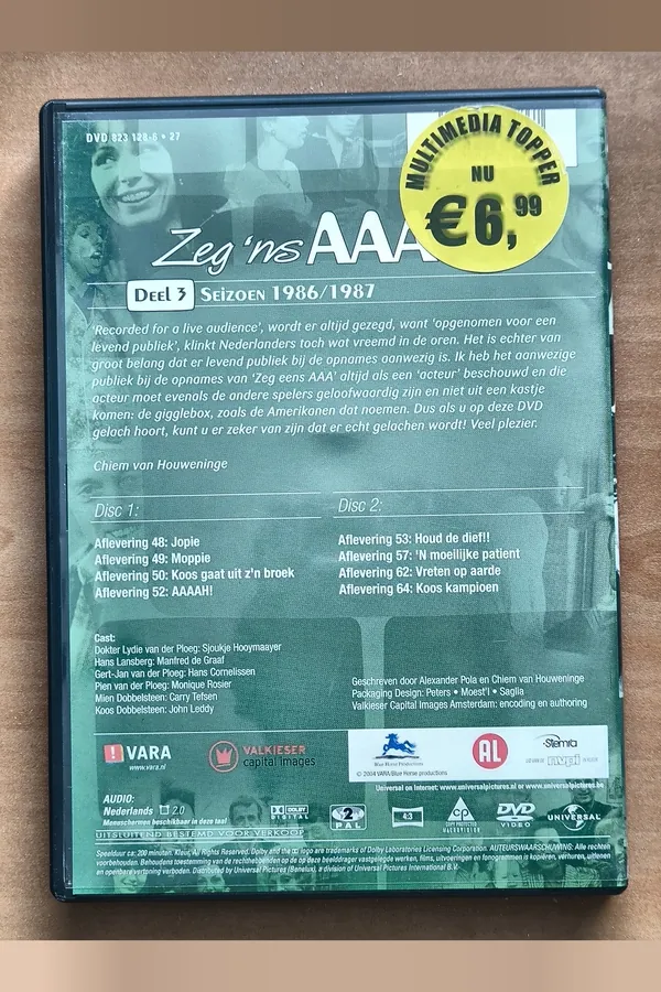 Zeg 'ns AAA: Deel 3 – achterkant