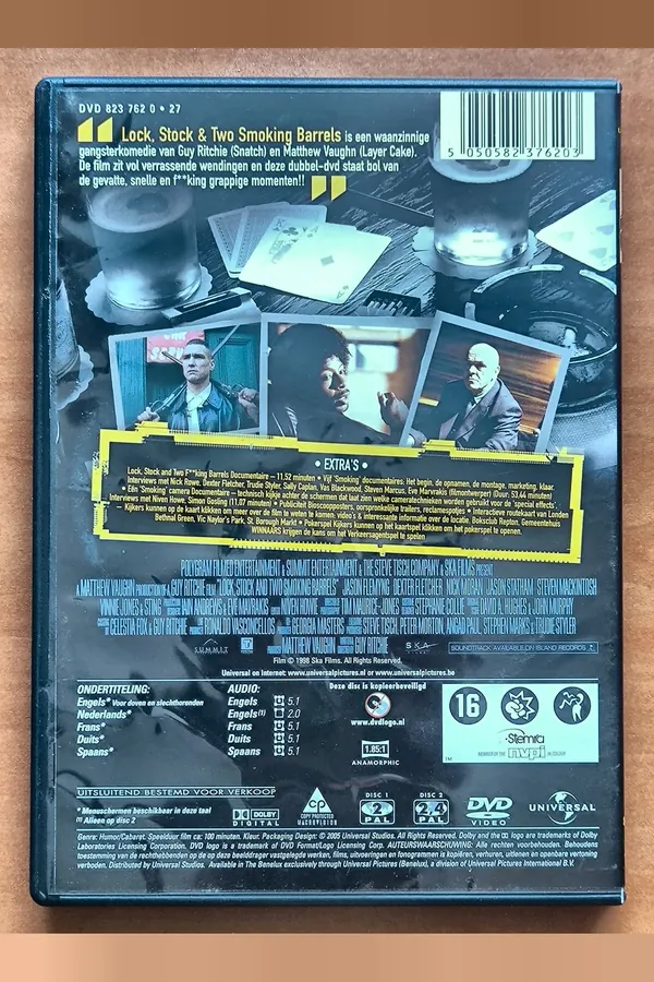 Lock, Stock and Two Smoking Barrels – achterkant