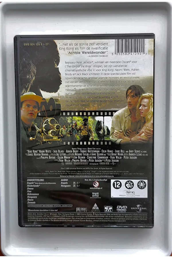 King Kong – achterkant