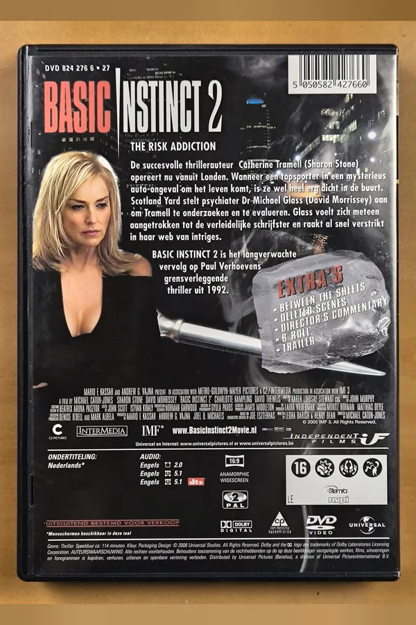 Basic Instinct 2 – achterkant