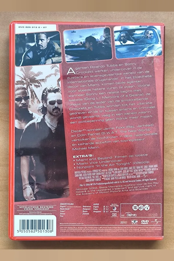 Miami Vice – achterkant