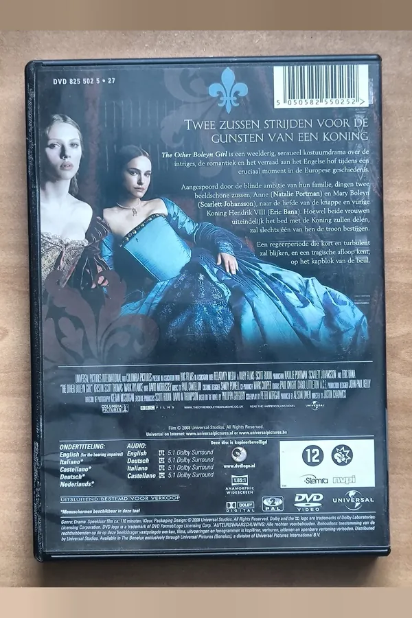 The Other Boleyn Girl – achterkant