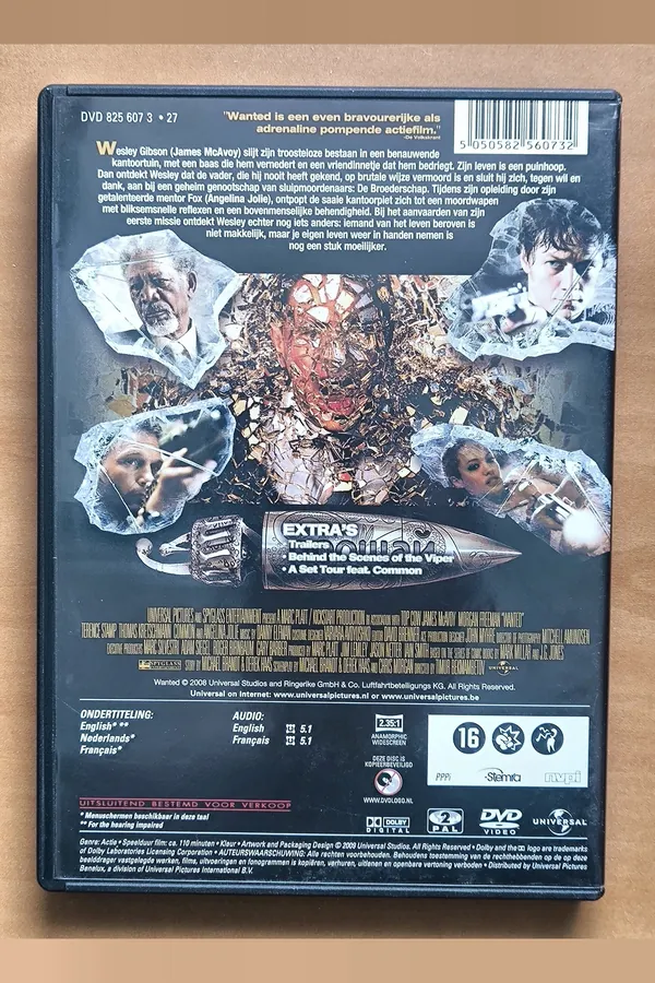 Wanted – achterkant