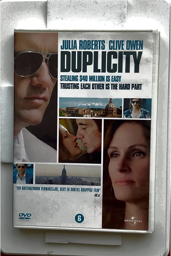 Duplicity – voorkant