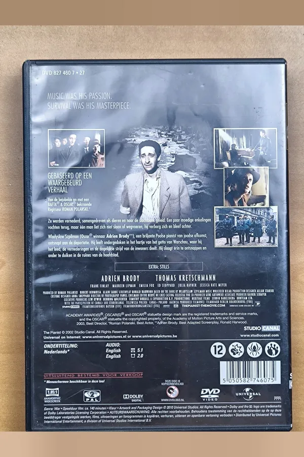The Pianist – achterkant