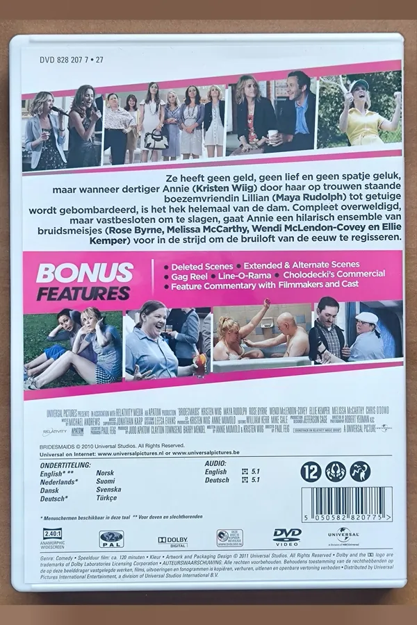 Bridesmaids – achterkant