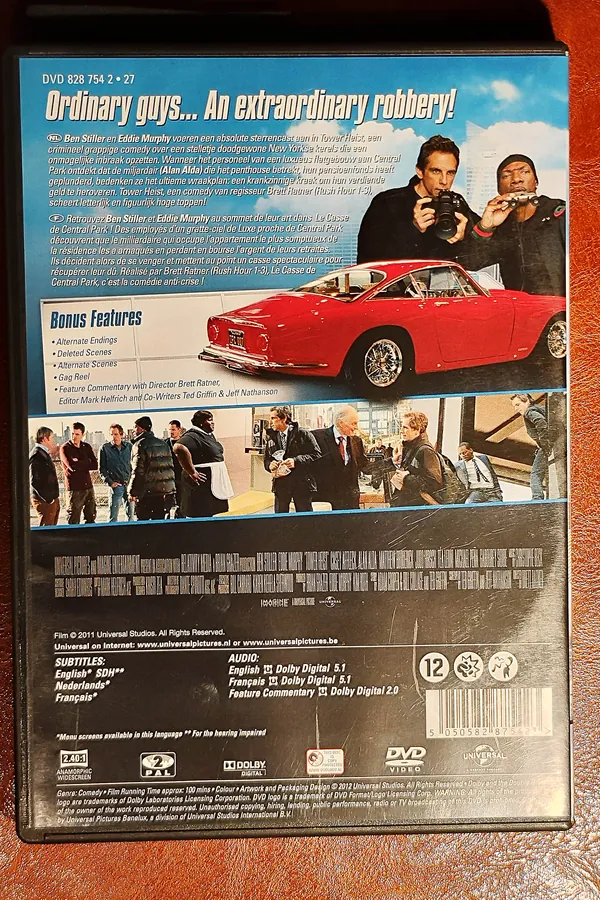 Tower Heist – achterkant