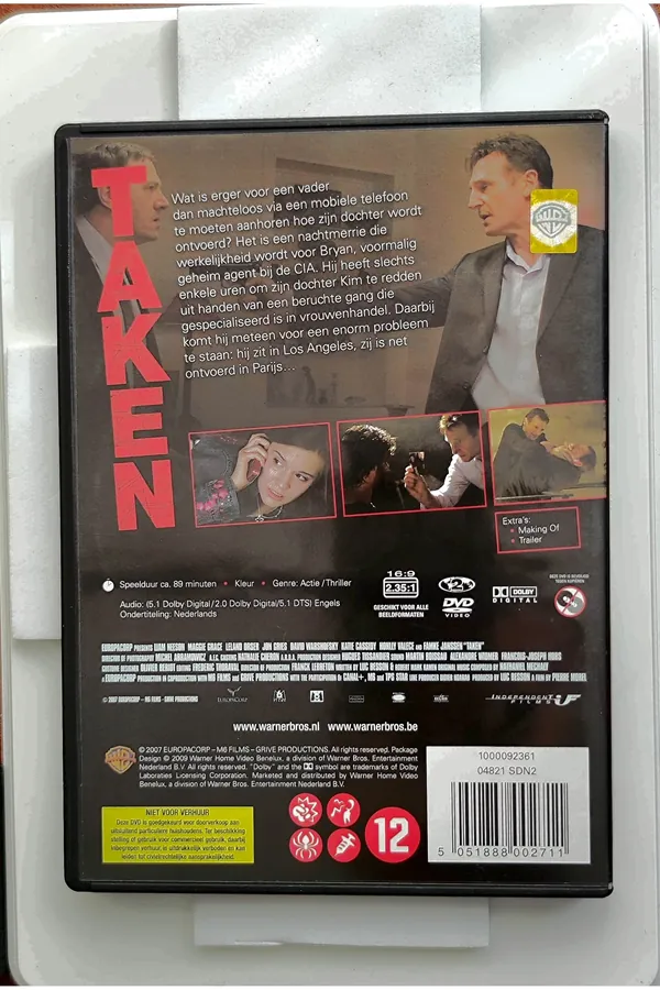 Taken – achterkant