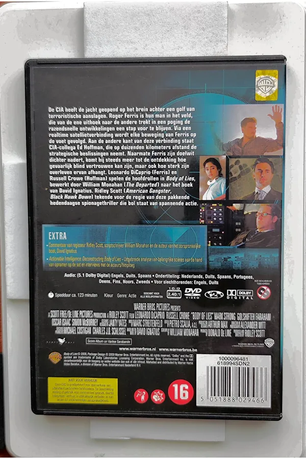 Body of Lies – achterkant