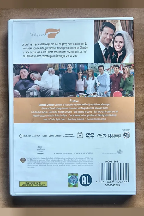 Friends: Season 7 – achterkant