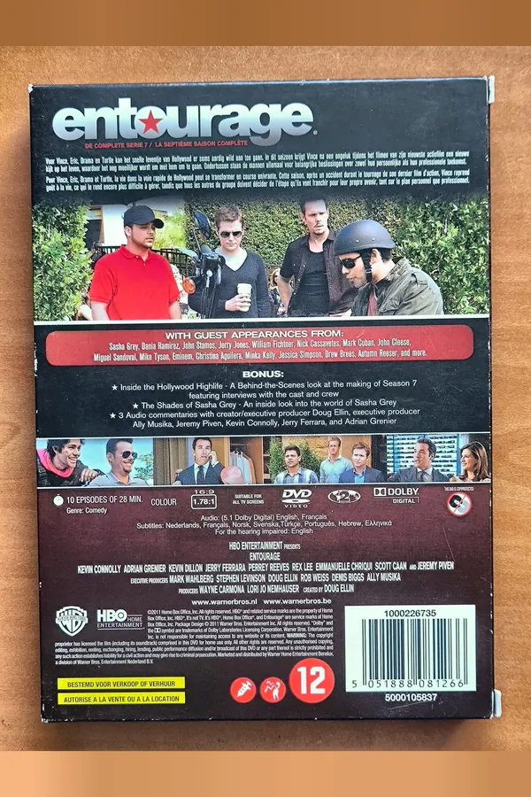 Entourage: Season 7 – achterkant